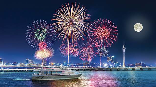 澳門海上遊煙花套票