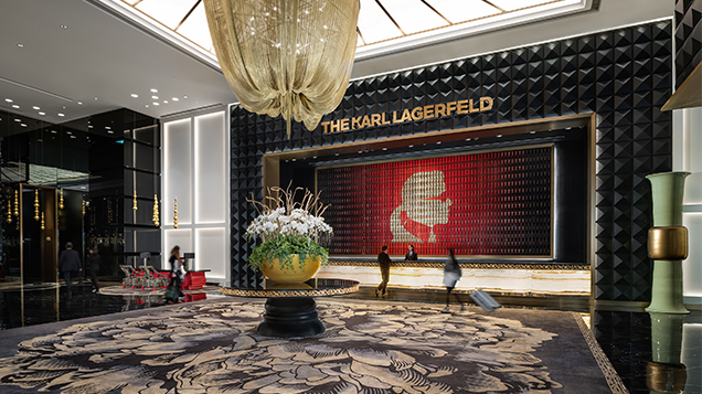 the karl lagerfeld lobby