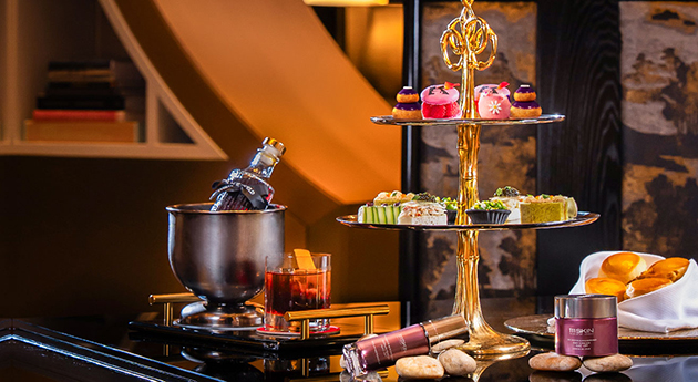 The Book Lounge Afternoon Tea x 111SKIN