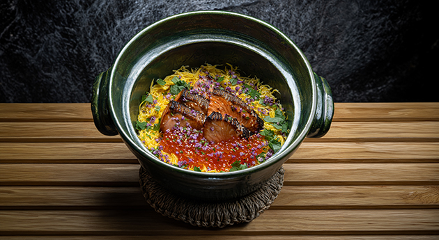 Takikomi Rice with Seasonal Seafood
