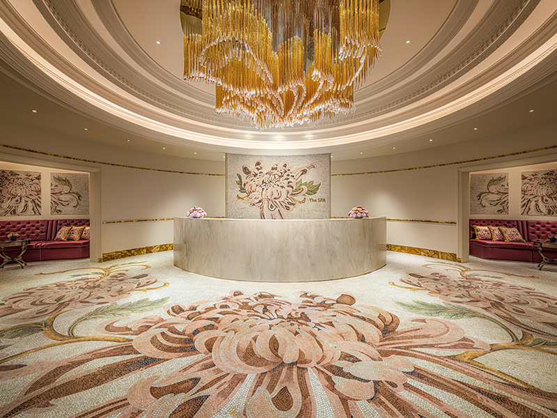 The SPA at Palazzo Versace Macau Hotel, which offers luxury hotel spa and massage services.